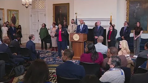 Maryland Governor Wes Moore announces new plan to help fired federal workers