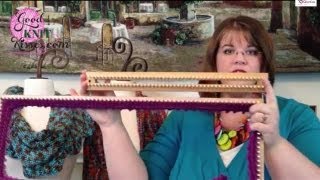 Loom Review KB Super Afghan Loom S loom (with Closed Captions CC) 