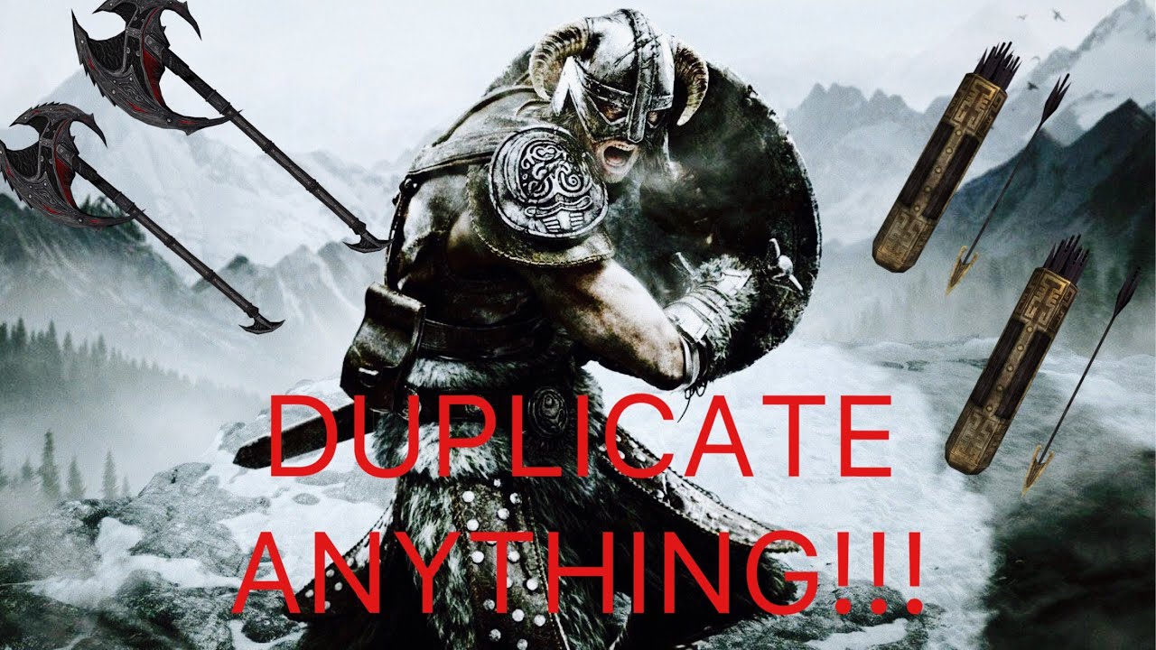 how to duplicate items in skyrim after patch