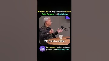 NVIDIA CEO ON WHY THEY BUILD ENTIRE DATA CENTERS, NOT JUST CHIPS @NoPriorsPodcast