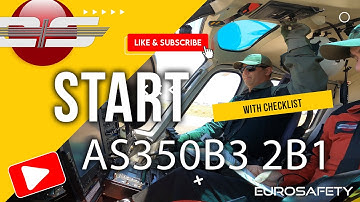 #287 - Airbus Helicopter AS350B3 2B1 Start with Checklist