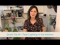 Space to Love Quick Tip #4 - Task Lighting in the Kitchen