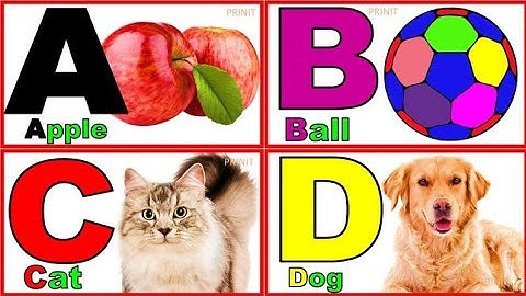 Learn The ABC Phonic Song with APPLE as Your First Lesson-ABC Songs, ABCD, Nursery Rhymes
