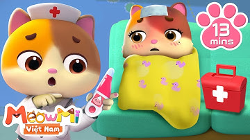 Ôi không, mẹ bị ốm rồi | Chăm mẹ ốm | Nhạc thiếu nhi vui nhộn | MeowMi Gia đình những chú mèo