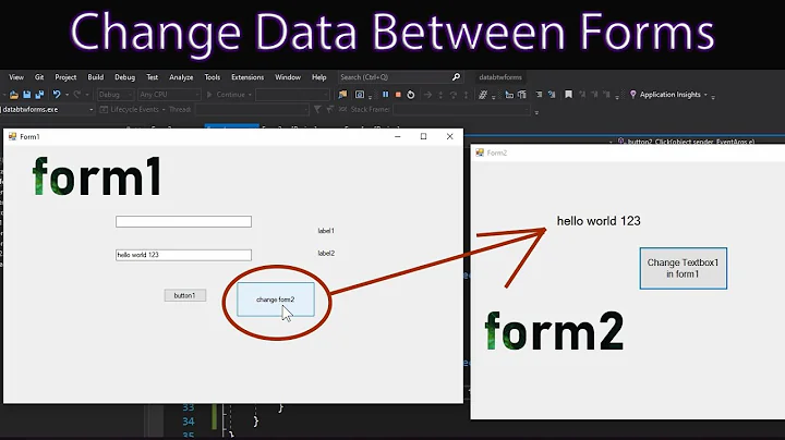 BEST Way to SEND DATA between Multiple Forms | C# Windows Form