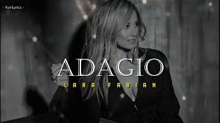 Lara Fabian - ADAGIO (Lyrics/Testo)