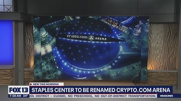 Staples Center to be renamed Crypto.com Arena