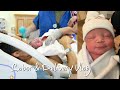 OFFICIAL BIRTH VLOG! 35 WEEKS PREGNANT | Early Labor & Delivery Vlog Part 2