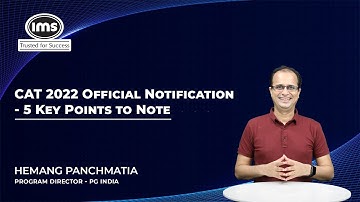 CAT 2022 Official Notification