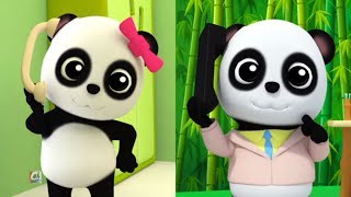 Lima Panda Kecil | sajak anak-anak untuk anak-anak | Five Little Pandas | lagu di indonesia