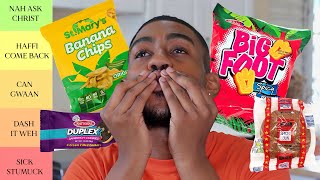 RATING THE BEST AND WORST JAMAICAN SNACKS 🇯🇲 *controversial* | @RushCam