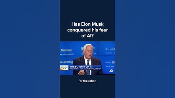 Has Elon Musk conquered his fear of AI? #Shorts