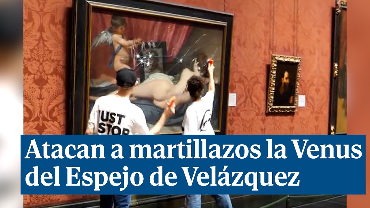 Wenus Z Lustrem Diego Velazquez Atacan a martillazos a la Venus del Espejo de Velázquez en la National