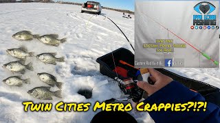 Twin Cities Metro Crappies?!?! - Power Noodle Ice Rod Giveaway! #EYELOVEFISHING #YAJTUB #ICEFISHING