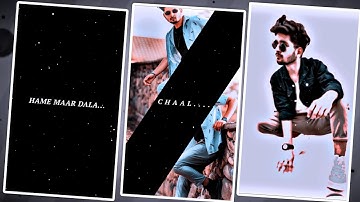 HAME MAAR DALA × DIVINE BOYS ATTITUDE SONG XML PRESET EDITING ALIGHT MOTION 🔥