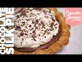 Whippy Smooth Chocolate Silk Pie with the Best Pie Crust Ever! | Cupcake Jemma Channel