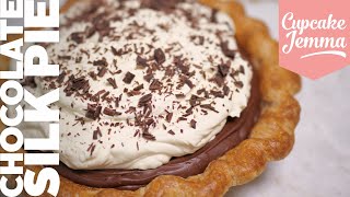 Whippy Smooth Chocolate Silk Pie with the Best Pie Crust Ever! | Cupcake Jemma Channel