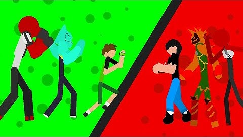 Ben 10 Reboot 3 VS Kevin 11 Reboot (Stick Nodes PRO)##💥💥🔥🔥