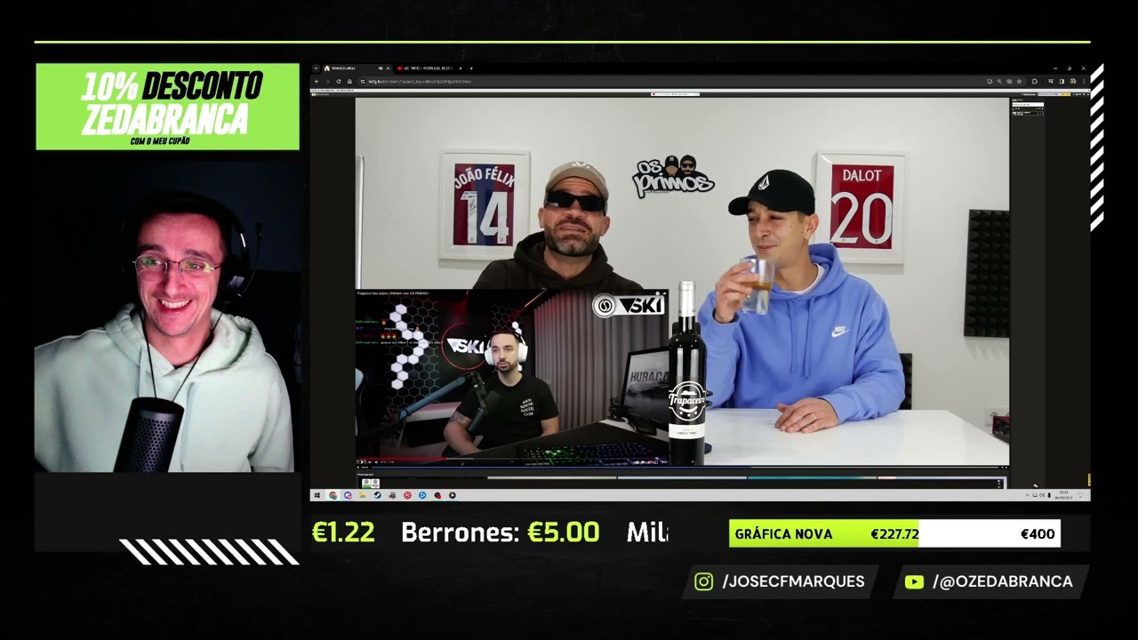 OZEDABRANCA - REACT ao vídeo dos Primos (TIAGOVSKI) pt. 2