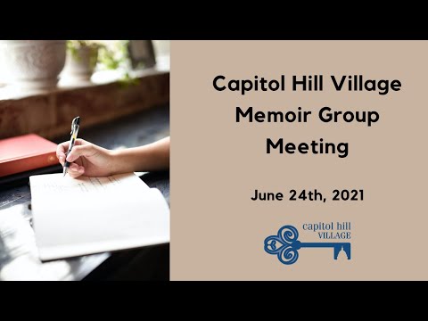 Memoir Affinity Group Meeting, June 24th 2021
