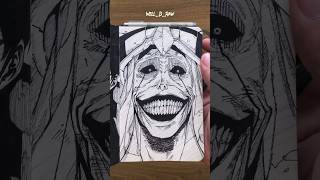 [ASMR] Drawing Smiling Statue 😈 - Solo Leveling #satisfying #shorts #asmr