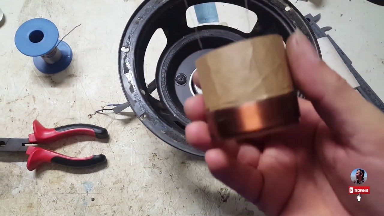 fabricando uma bobina de 6 ohms