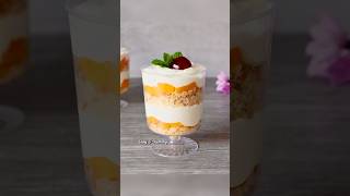 Peach no bake dessert cups. Easy and Yummy  #dessertcups #dessert #nobakedessert