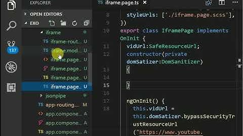 Iframe in ionic  apps