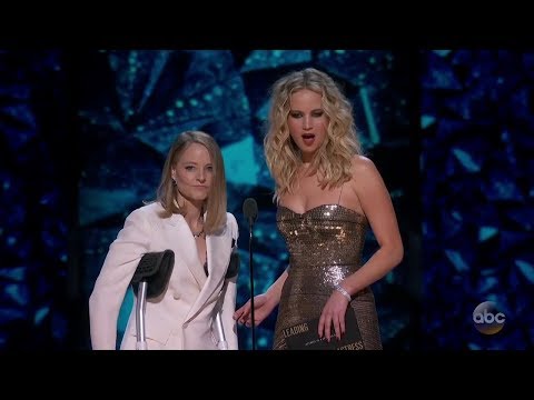 Jodie Foster | Jennifer Lawrence | Oscars 2018 | Funny Moment