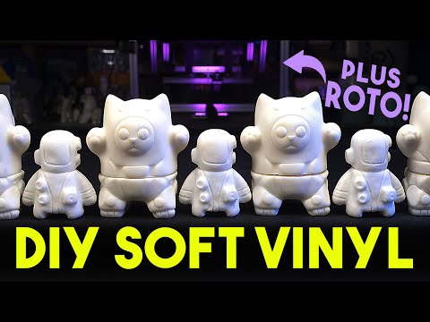 How to make SOFT VINYL toys at home! Plus ROTOCAST DIGITAL 12!