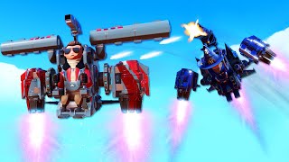 1v1 Dogfighting with WEAPONIZED JETPACKS!