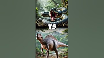 Thumbnail of Titanoboa Snake VS Extinct Animals #aishorts