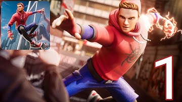 Spider Hero: Super Fighter - Gameplay Walkthrough Part 1 - Level 1-16 (Android,IOS)