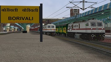 12954 August Kranti Rajdhani Express PART 5 || MSTS || || OPEN RAILS ||