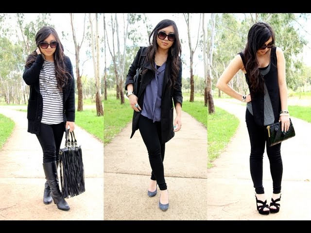 How to wear leggings as pants - casual, office, night out 