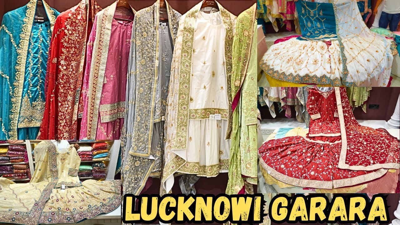 LATEST Lucknowi Bridal Gharara Designs You Won't Believe Exist