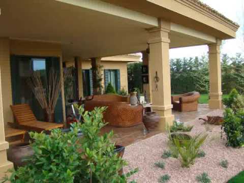 Ideas para decorar su jardÃn youtube Covered patio decoración