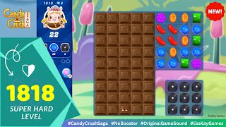 Candy Crush 1818 | Candy Crush Level 1818 | Candy Crush Saga Level 1818 (No Boosters)