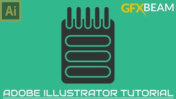 How to make Simple Notes Icon in Adobe Illustrator