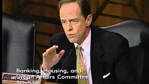 Sen. Toomey questions Secretary Geithner about LIB...