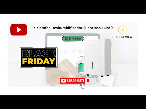 Comfee Deshumidificador Silencioso 16l/día, WIFI Eléctrico para la  Habitaciones y Baño + APP Control 