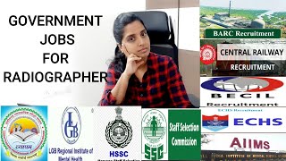 GOVERNMENT JOBS FOR RADIOGRAPHER | CAREER IN RADIOLOGY TECHNICIAN | Paramedical Courses