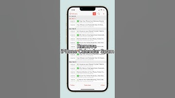 Remove iPhone Calendar Spam in SECONDS!