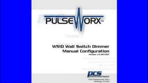 Powerline Control Systems PulseWorx UPB Dimmer or Switch