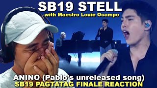 SB19 Stell with Maestro Louie Ocampo - Anino - SB19 PAGTATAG FINALE REACTION