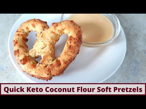 Quick Keto Coconut Flour Soft Pretzels (Nut Free Gluten Free And No Yeast)