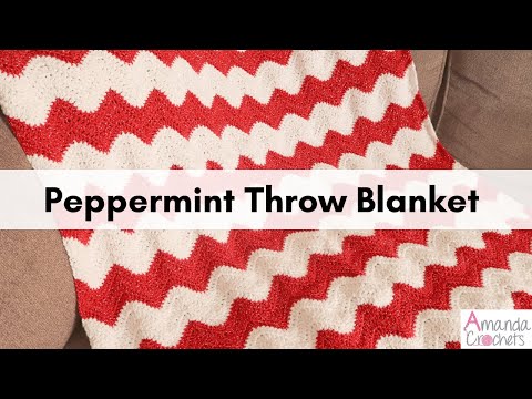Peppermint Throw Blanket