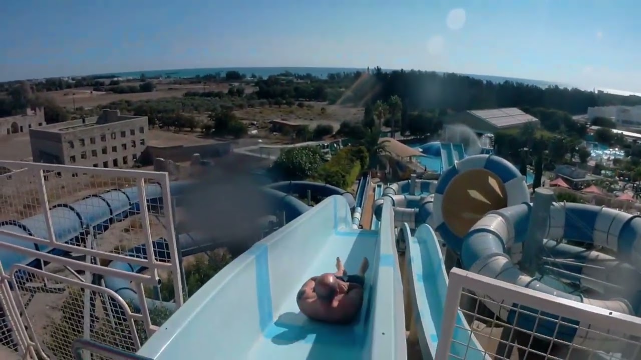 FREE FALL WATERSLIDE APHRODITE WATERPARK