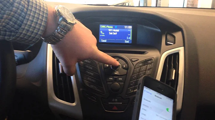 Pairing an iPhone to a 2014 Ford Focus at Stuart P...