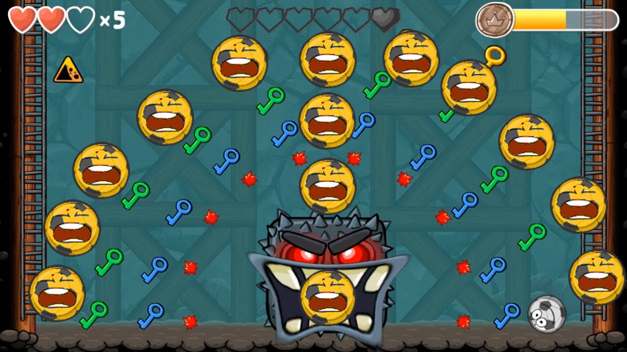 red ball 1 game download Hot !! Red ball 4 INTO THE CAVE Orange Soccer Ball Complete level 61 - 75 with boss fights